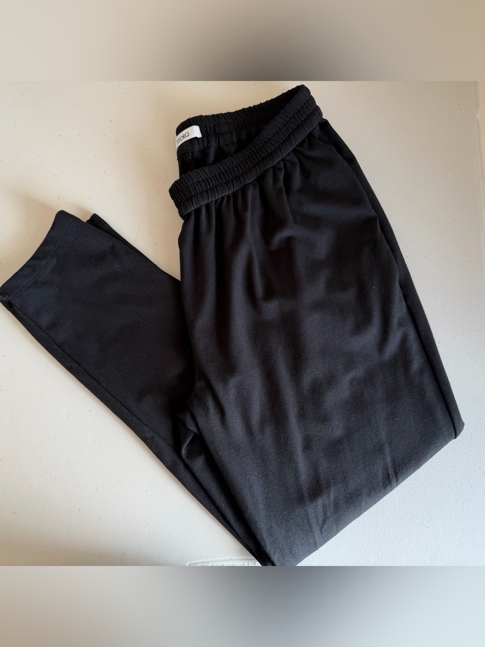 STORQ Black Luxe Joggers Size 2 Maternity Postpartum — Like New